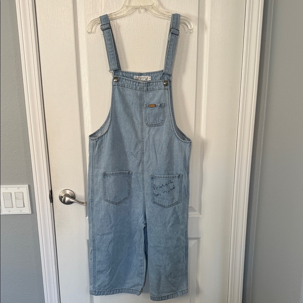 Women's Blue Denim Overalls